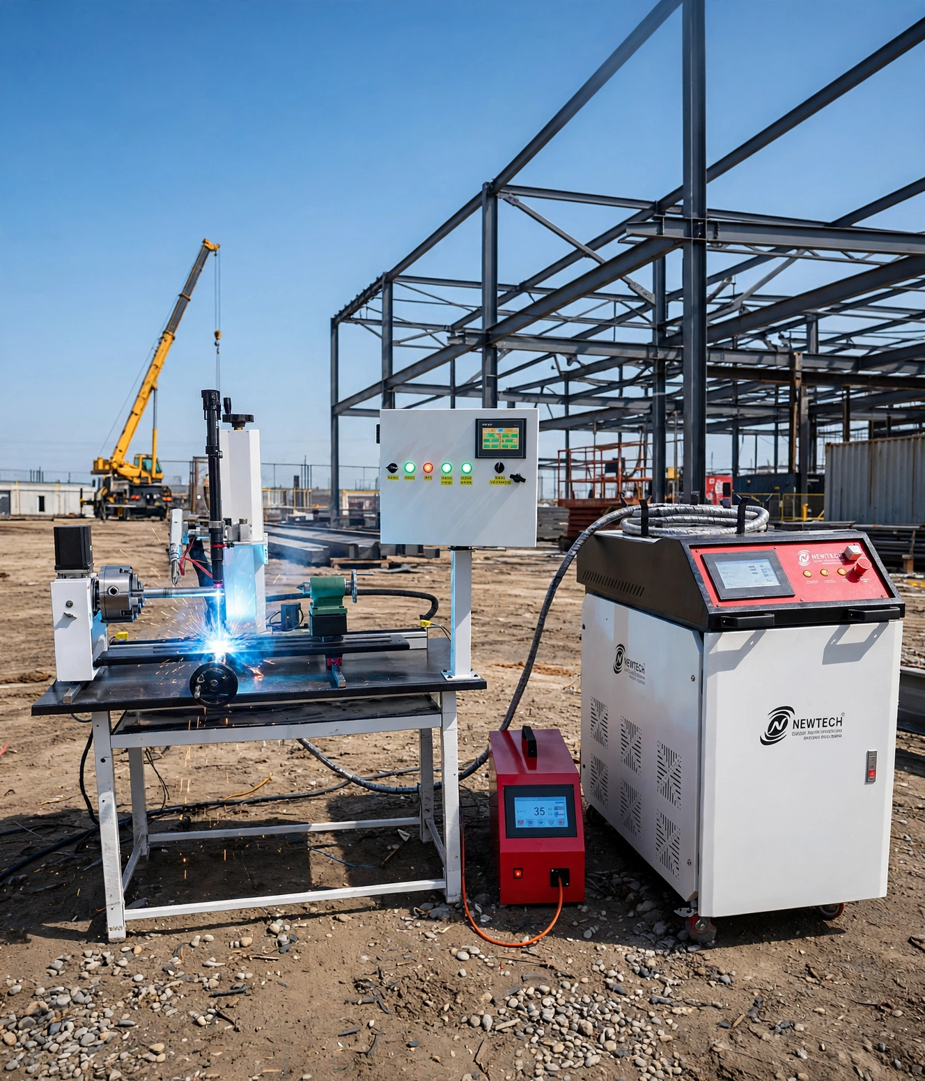 Newtech laser welding automation